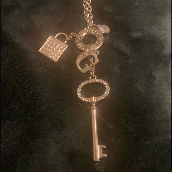 Guess Long Necklace in Silver - Picture 2 of 5